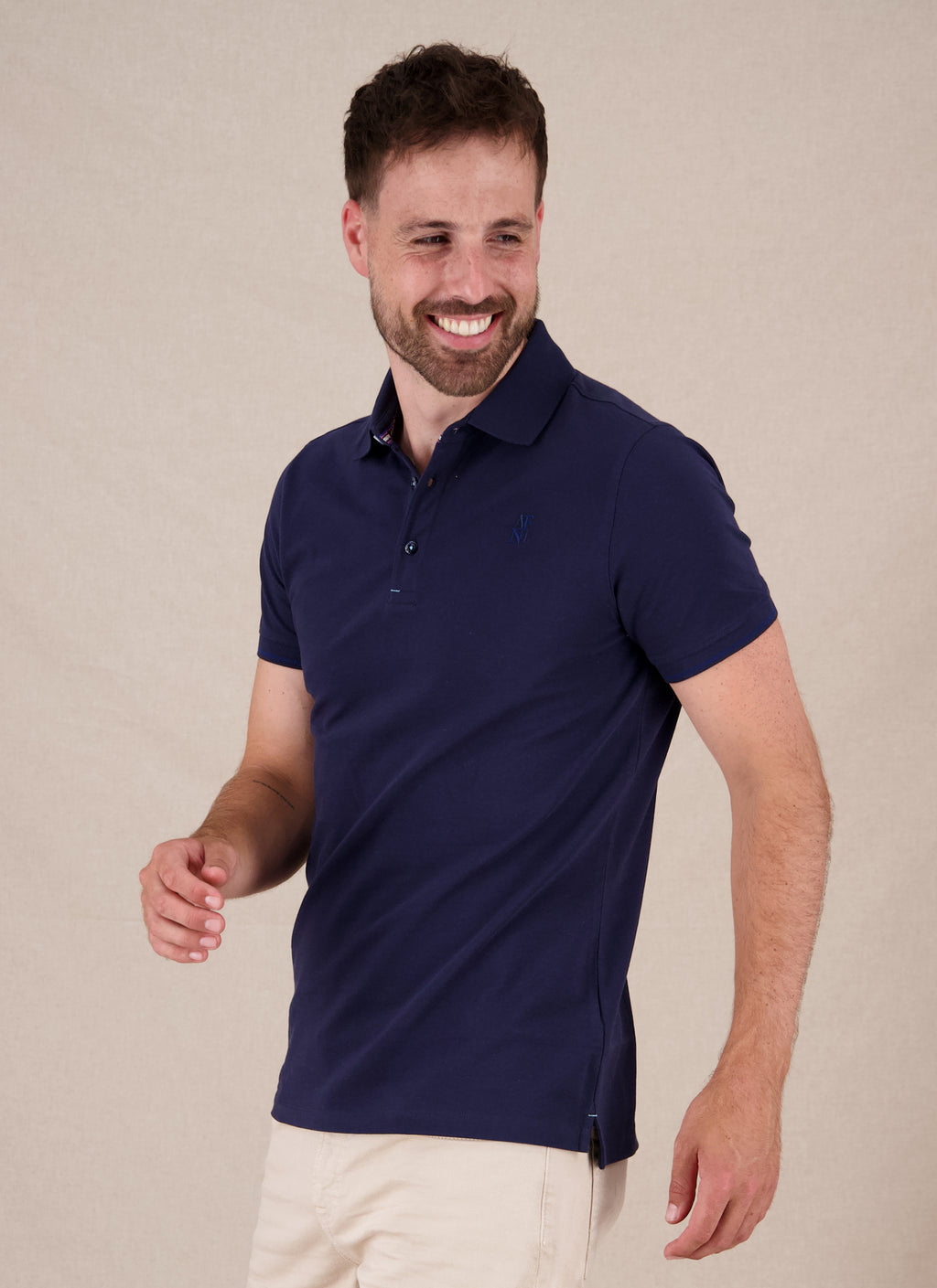 A Fish Names Fred Polo Navy – Q23Menswear