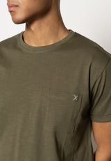Clean Cut Copenhagen Kolding Army Tee www.q23enswear.com