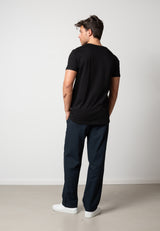 Clean Cut Copenhagen Kolding Organic Tee Black CC1333 Q23 Menswear Galway