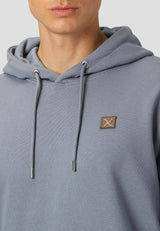 Clean Cut Copenhagen Basic Organic Hood Dusty Blue CC1863 Q23 Menswear Galway