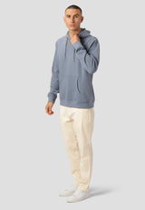 Clean Cut Copenhagen Basic Organic Hood Dusty Blue CC1863 Q23 Menswear Galway