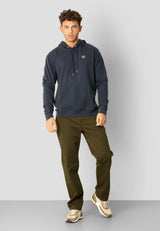Clean Cut Copenhagen Basic Organic Hood Navy CC1863 Q23 Menswear Galway