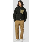Fat Moose FM1211 Hugh Fleece Jacket Black AW23 Q23 Menswear Galway