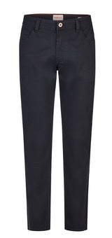 Navy pants on a white background