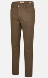 Hattric Men's Trousers Harris Stretch 688455 Cosy Structure Mid Brown www.q23menswear.com