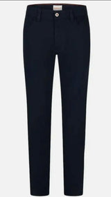 Hattric Men's Trousers Harris Stretch 688455 Cosy Structure Navy www.q23menswear.com