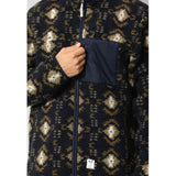 Fat Moose Hugh Fleece Inka Jacket Navy www.q23menswear.com