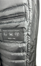 White Label Hayes Water Repellant Coat in Black