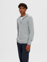 Selected Homme Cable Knit Jumper Q23 Menswear Galway