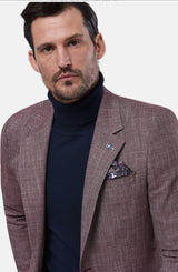 Benetti Tripoli Tapered Fit Blazer in Berry Q23 Menswear Galway