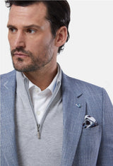 Benetti Tripoli Tapered Fit Blazer in Ice Blue Q23 Menswear Galway