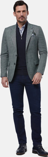 Benetti Tripoli Tapered Fit Blazer in Jade Q23 Menswear Galway