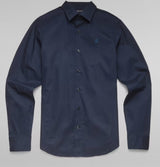 GStar Dressed Super Slim Shirt in Navy Q23 Menswear Galway