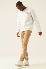 Garcia O21065 White Sweater Q23 Mensewar Galway