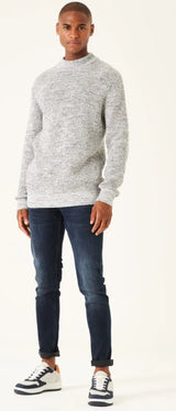 Garcia Grey jumper V21045-1855 Q23 Menswear Galway