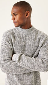 Garcia Grey jumper V21045-1855 Q23 Menswear Galway
