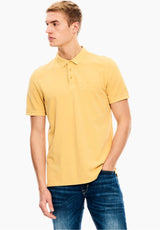 Garcia yellow polo gs110311 q23 menswear galway