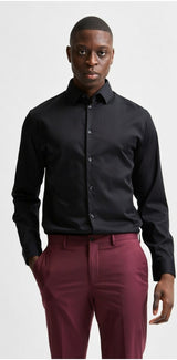 Selected Homme Park Shirt Black Q23 Mensewar Galway