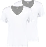 GStar RAW Base Heather T-Shirt 2-Pack V-Ncek White Q23 Menswear Galway
