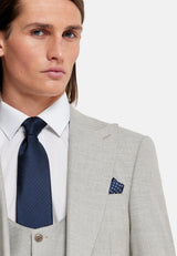 Travis Napoli 3Pc Suit in Stone www.q23menswear.com