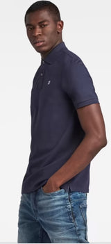 G Star Dunda Polo In Navy - Q23Menswear