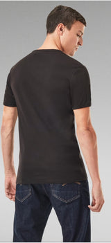 BASE T-SHIRT 2-PACK White/Black - Q23Menswear