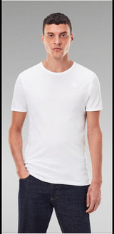 BASE T-SHIRT 2-PACK White/Black - Q23Menswear