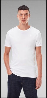 BASE T-SHIRT 2-PACK White/Black - Q23Menswear