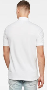GSTAR RAW Dunda Slim Polo SS White - Q23Menswear
