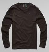 GSTAR RAW BASIC ROUND NECK T-SHIRT in Black - Q23Menswear