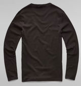 GSTAR RAW BASIC ROUND NECK T-SHIRT in Black - Q23Menswear