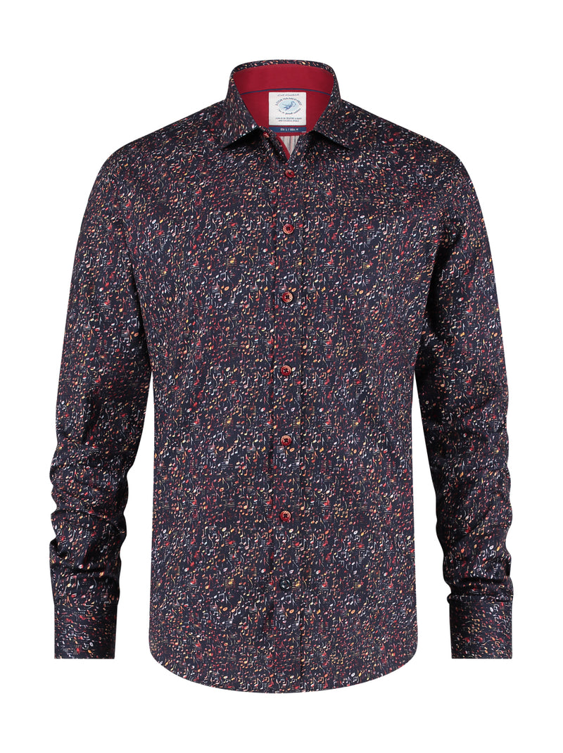 A Fish Named Fred Slim Shirt Music Notes Q23 Menswear Galway