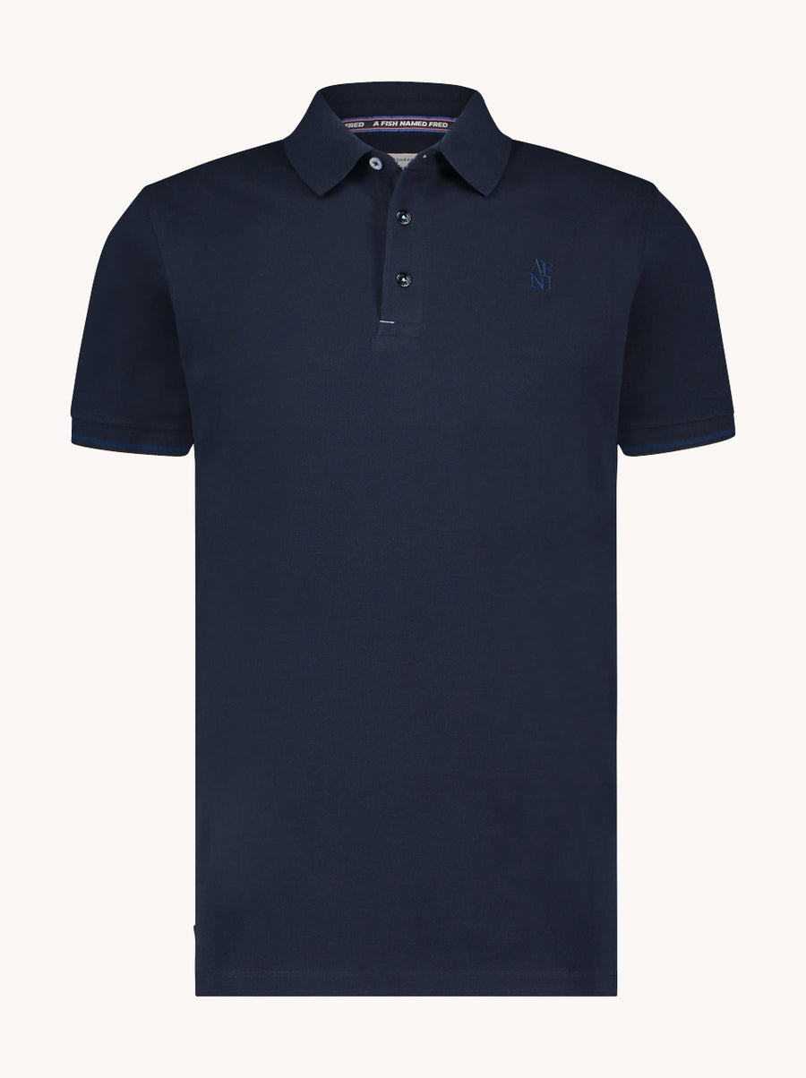 A Fish Names Fred Polo Navy – Q23Menswear