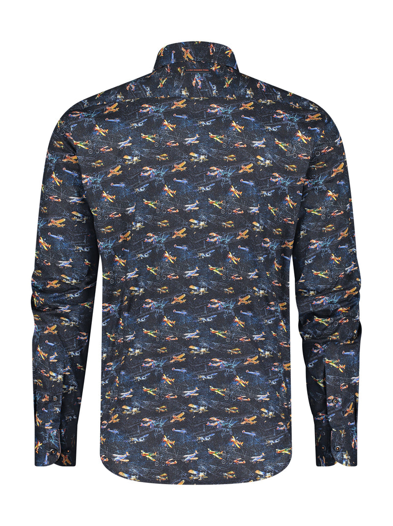 A Fish Named Fred Aeroplanes Navy 29.010 www.q23menswear.com