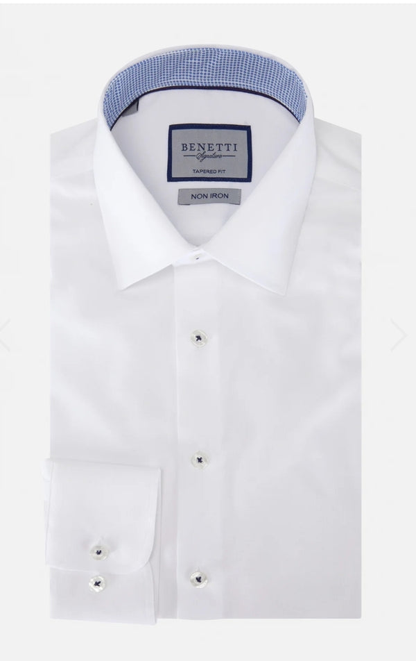 Benetti Brad Tapered Shirt White