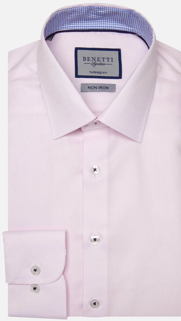 Benetti Brad Tapered Shirt Pink www.q23menswear.com