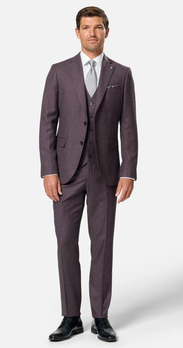 Benetti Marco Tapered Siut Jacket Bordo