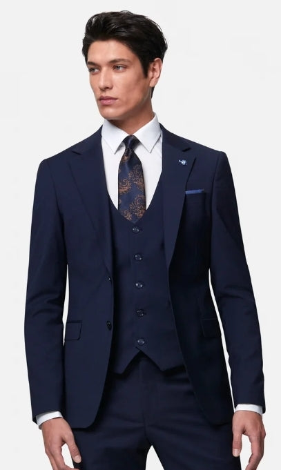 Benetti Peter Ink Navy Suit Wiastcoat