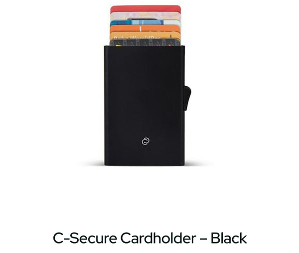 C-Secure Card Holder - Black