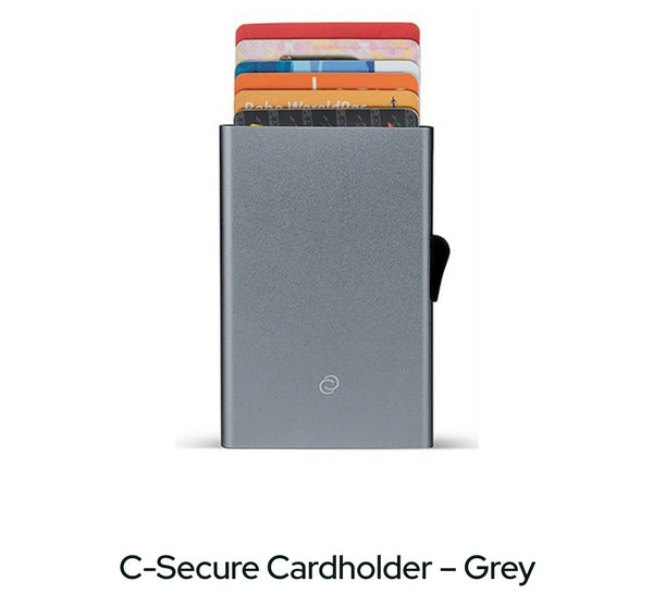 C-Secure Card Holder - Grey
