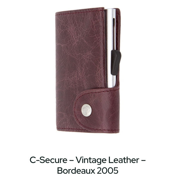 C-Secure – Vintage Leather – Bordeaux 2005 www.q23menswear.com