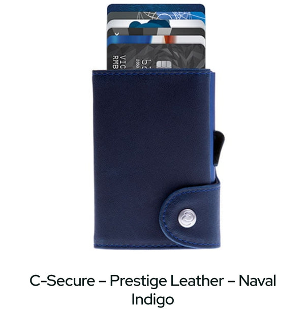 C-Secure – Prestige Leather - Naval Indigo www.q23menswear.com