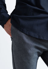 CC1286-Denim Melange Trouser www.q23menswear.com