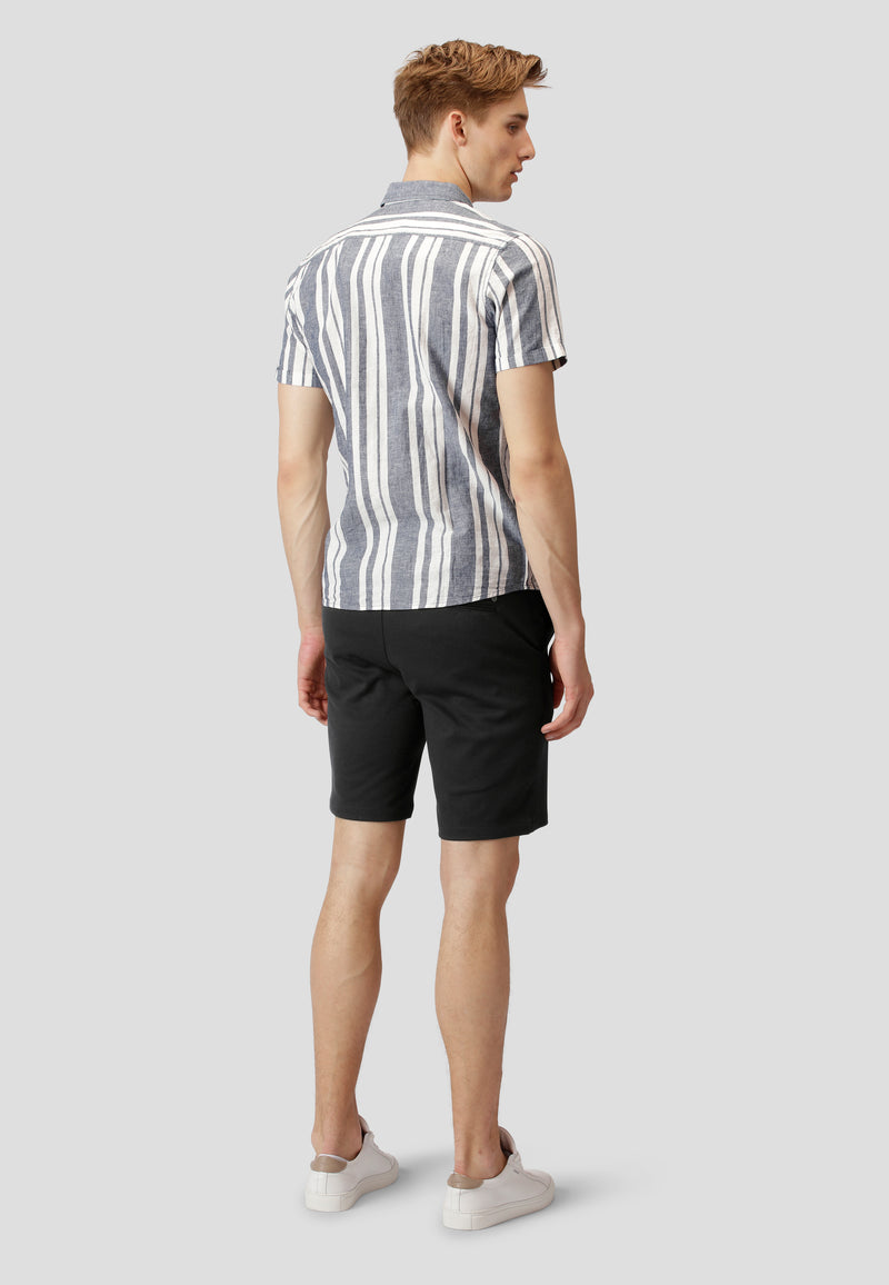 Clean Cut Copenhagen Milano Jersey Shorts CC1287 Black Q23 Menswear Galway