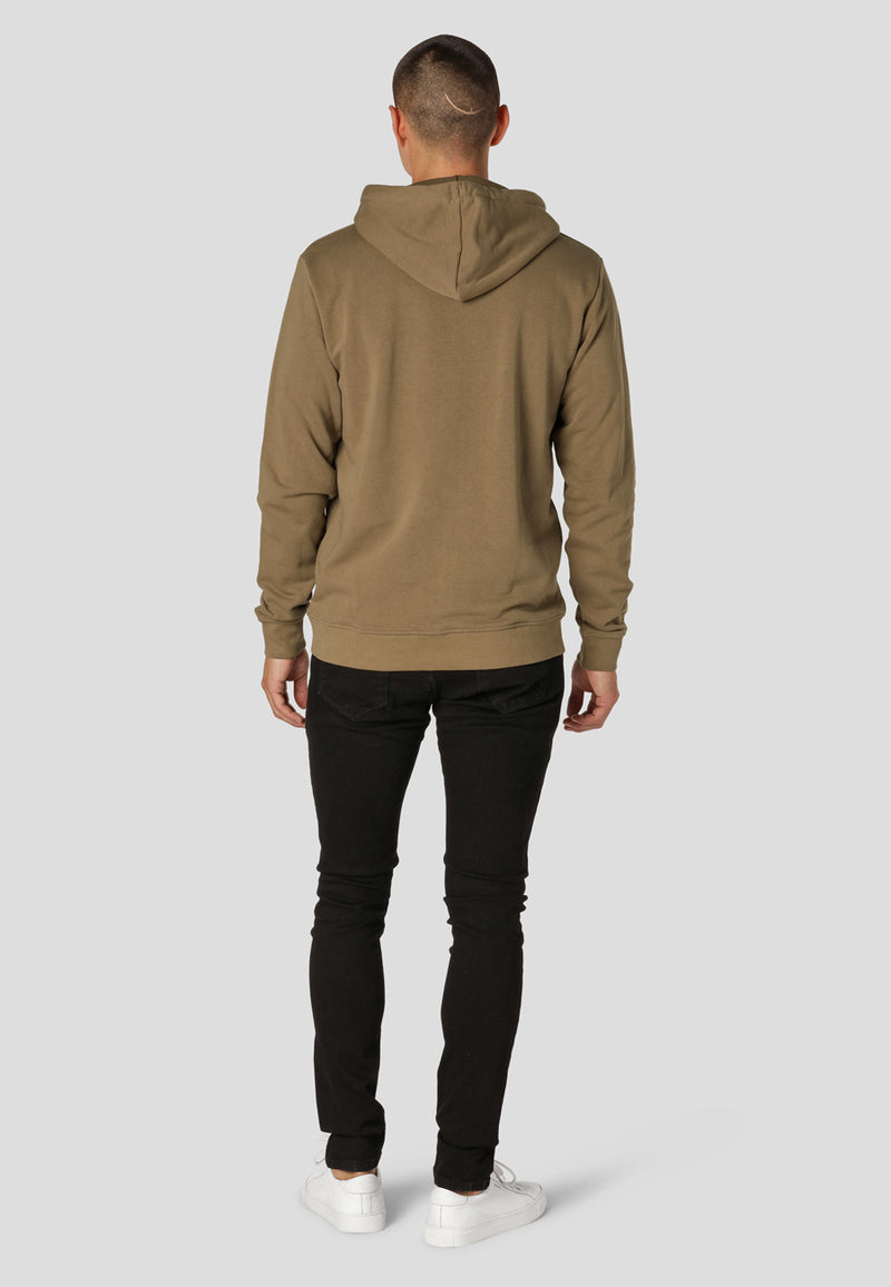 Clean Cut Copenhagen Basic Organic Hood Dark Camel CC1863 Q23 Menswear Galway