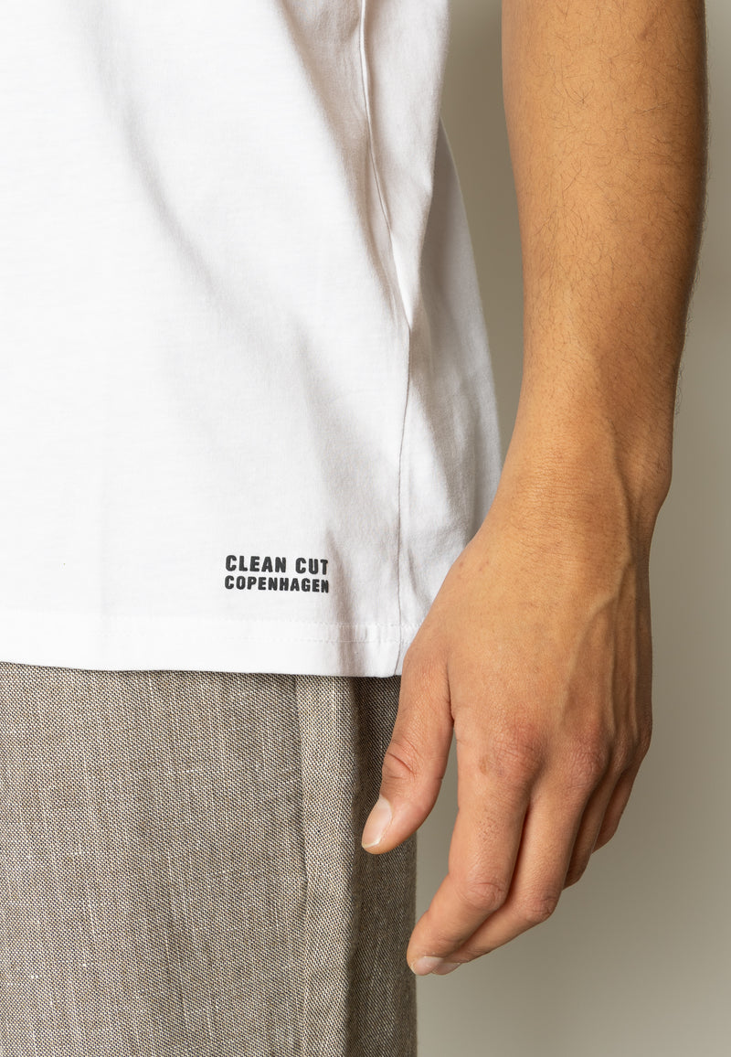 Clean Cut Copenhagen Gunnar Organic Tee CC3047 www.q23menswear.com