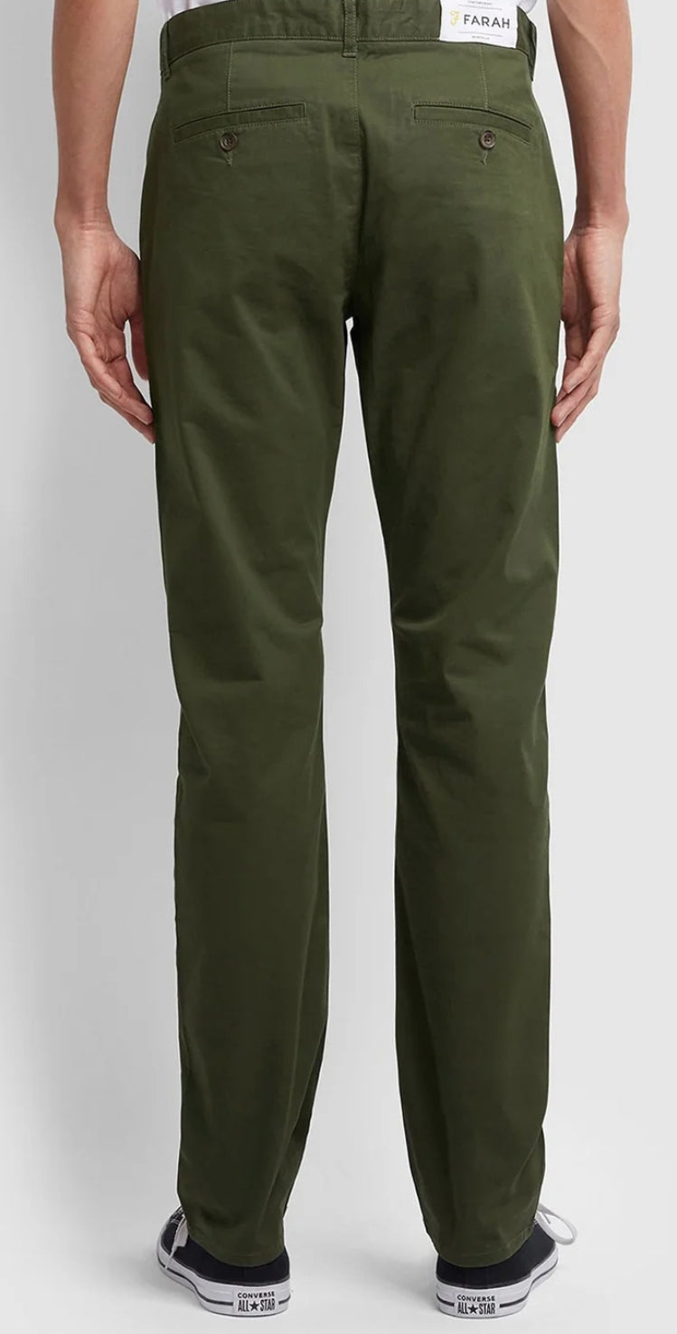 Farah Norwood chino green www.q23menswear.com