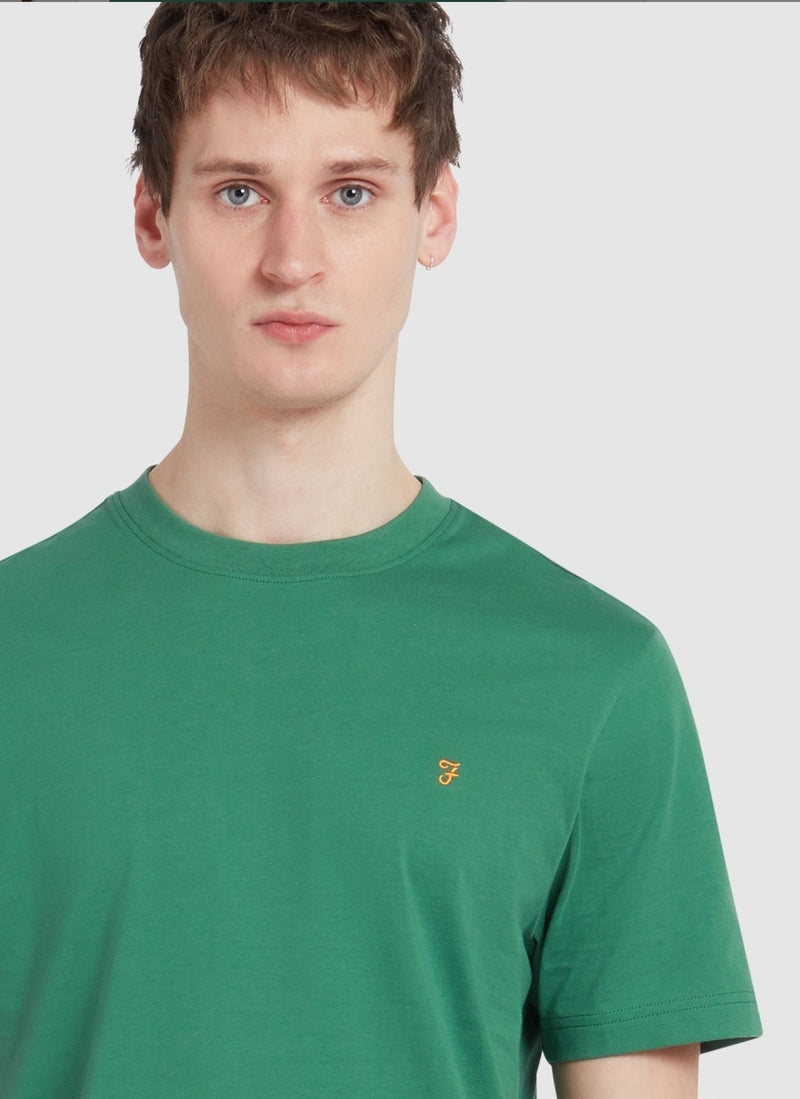 Farah danny tee green meadow www.q23menswear.com