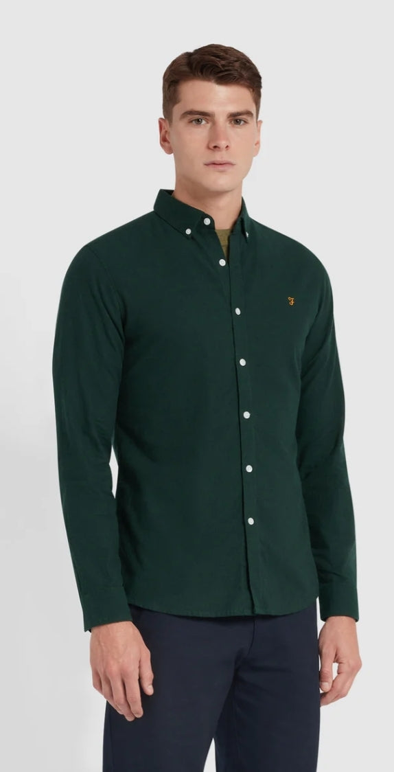 Farah Steen Shirt Woodland Pine www.q23menswear.com