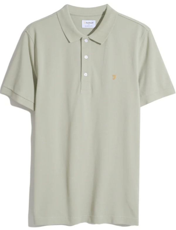 Blanes Slim Fit Organic Cotton Polo Shirt In Balsam www.q23menswear.com